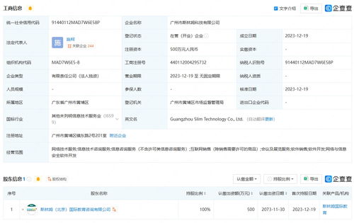 斯林姆在廣州成立科技公司，專注網絡與信息安全軟件開發